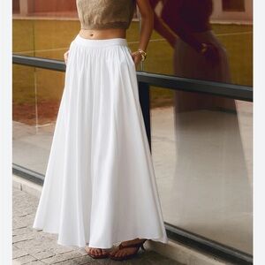 Commense revolve White Maxi Skirt